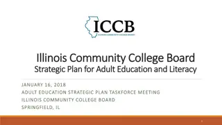 Illinois Community College Board Strategic Plan for Adult Education and Literacy