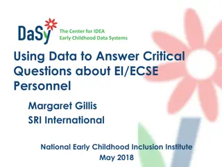 Leveraging Data for Inclusive Early Childhood Programs