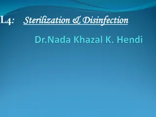 Sterilization and Disinfection Methods