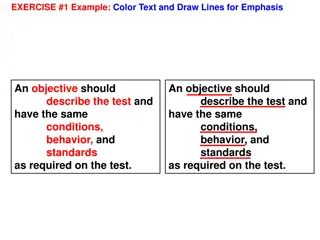 PowerPoint Exercises for Effective Teaching