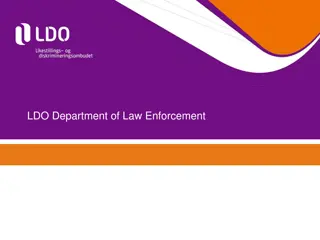 The Administrative and Legal Framework of the Department of Law Enforcement