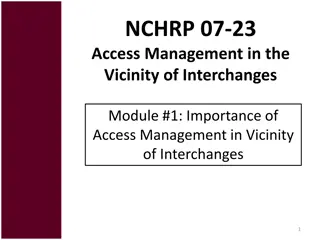 Importance of Access Management near Interchanges