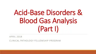 Acid-Base Disorders and Blood Gas Analysis