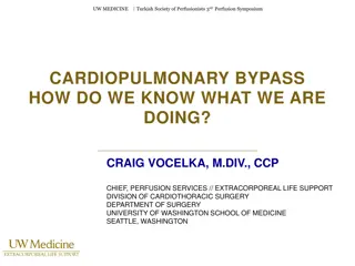 Cardiopulmonary Bypass and Arterial Blood Flow in Perfusion Services