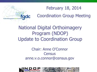 National Digital Orthoimagery Program (NDOP) Update - Coordination Group Meeting Summary