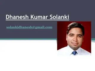 Dhanesh Kumar Solanki - Academic and Professional Profile