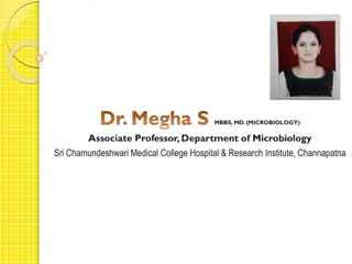 Dr. Megha S, MD (Microbiology) - Associate Professor in Microbiology