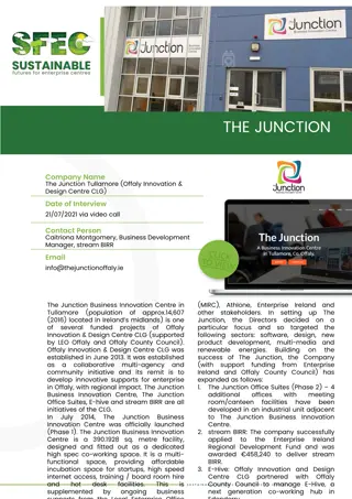 The Junction Business Innovation Center in Tullamore - Driving Sustainable Development