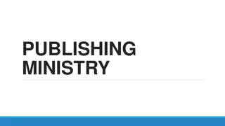 Seventh-day Adventist Publishing Ministry: Proclaiming the Everlasting Gospel