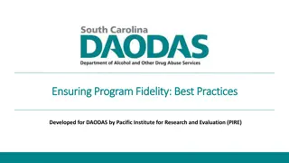 Ensuring Program Fidelity: Best Practices for Prevention Providers