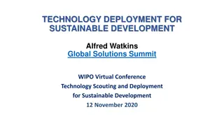 Technology Deployment for Sustainable Development - Innovation and Implementation Strategies