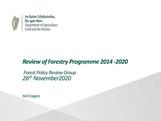 Review of Forestry Programme 2014-2020: Summary and Targets