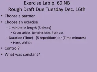 Exercise Lab - Muscles Fatigue Study and Pulse Response Analysis