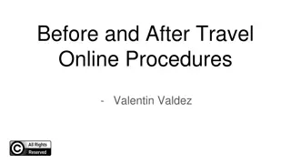 Online Procedures for Travel Approval and Expense Reimbursement