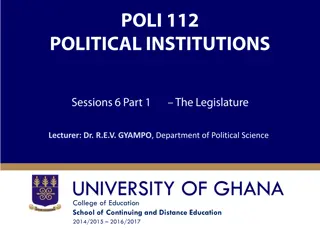 Understanding Legislatures: Types, Functions, and Processes