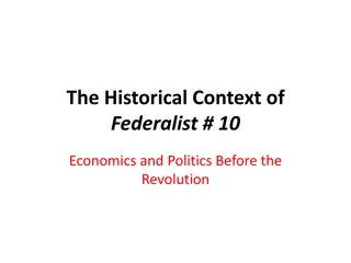 Colonial Economics and Politics Before Revolution