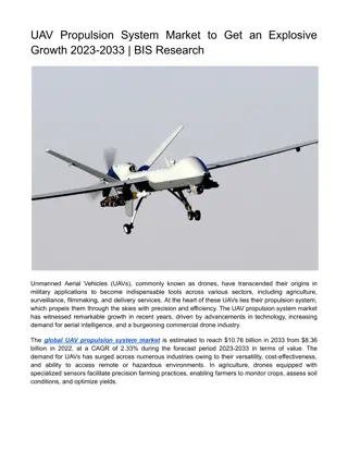 UAV Propulsion System Market