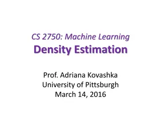 Machine Learning Density Estimation and Bayesian Inference