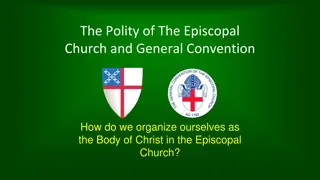 Episcopal Church Polity: Blending Episcopal and Presbyterian Governance