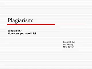 Plagiarism and Proper Citation in Academic Writing