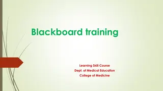 Understanding Blackboard Learning Management System in Education