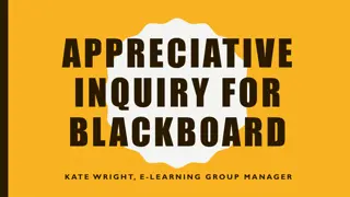 Transforming Blackboard with Appreciative Inquiry