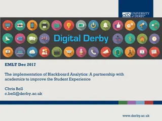 Enhancing Student Learning with Blackboard Analytics Partnership