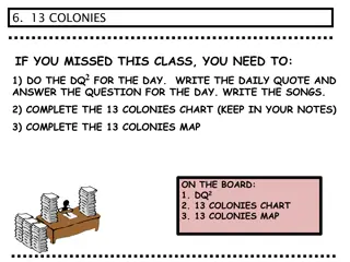 Explore the 13 Colonies: History, Charts, and Maps