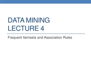 Introduction to Frequent Itemsets and Association Rules in Data Mining