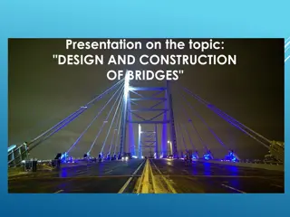 Design and Construction of Bridges