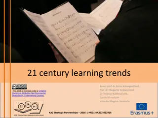 Emerging Trends in 21st Century Learning Pedagogies