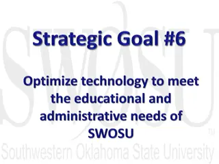 SWOSU Technology Optimization Plan