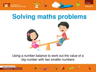 Fun Math Problem-Solving Activity with Number Balance