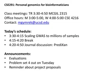 Challenges and Solutions in Scaling GWAS for Bioinformaticians