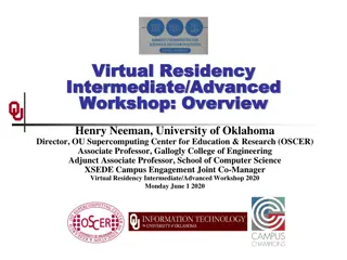 Virtual Residency Workshop 2020 - Details and Instructions