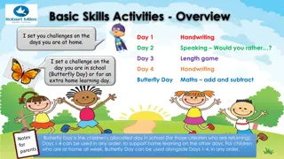 Home Learning Activities for Children: Challenges and Games