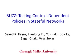 Context-Dependent Policies in Stateful Networks with BUZZ