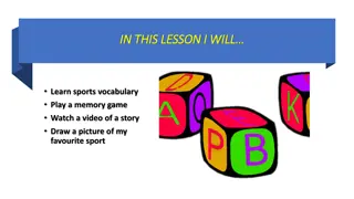 Sports Vocabulary Lesson: Learn, Play, Watch, and Draw!