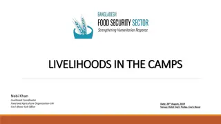 Livelihoods in Refugee Camps