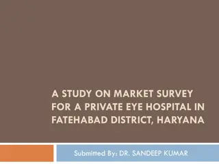 Market Survey for Private Eye Hospital in Fatehabad District, Haryana