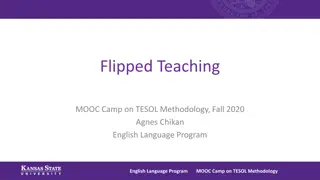 Exploring Flipped Teaching in TESOL Methodology