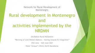 Rural Development in Montenegro: Progress, Challenges, and Future Strategies