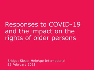 Impact of COVID-19 on Older Persons' Rights