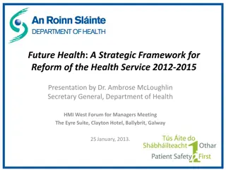 Irish Health Reform Strategy Overview