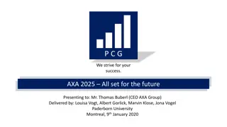 Facing Challenges in a Disruptive Industry: The AXA 2025 Strategy