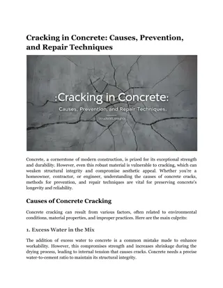 Cracking in Concrete_ Causes, Prevention, and Repair Techniques