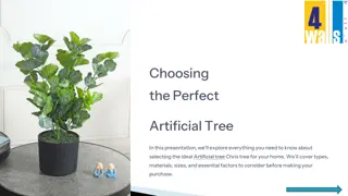 Your Interiors with Beautiful Artificial Trees – Perfect for Every Space