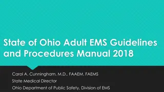 Ohio Adult EMS Guidelines and Procedures Manual Overview