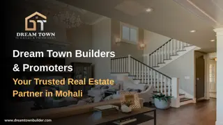 Dream Town Builders & Promoters Your Trusted Real Estate Partner in Mohali......