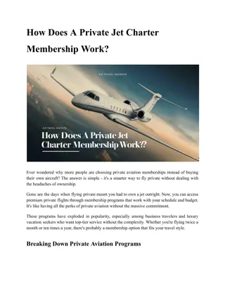 How Does A Private Jet Charter Membership Work_